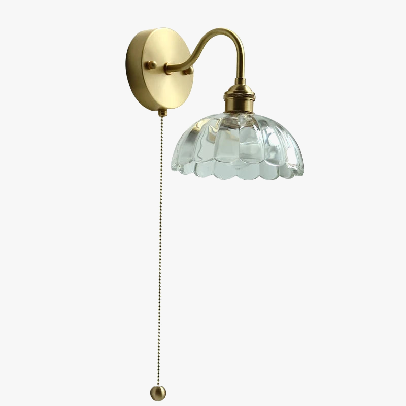 Applique murale LED cuivre moderne nordique