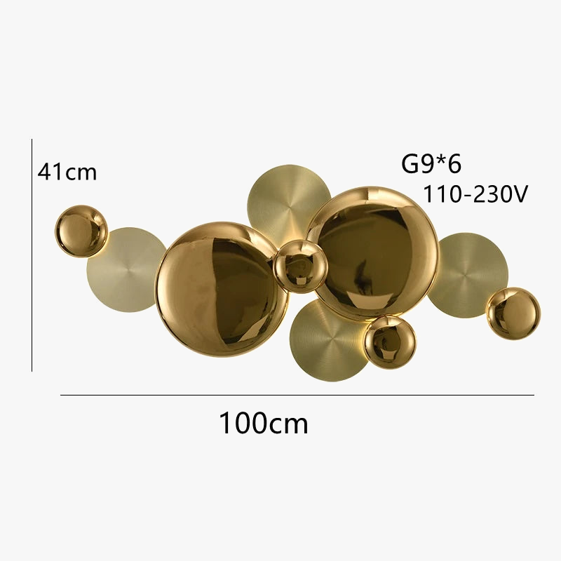 Applique murale LED de grande taille