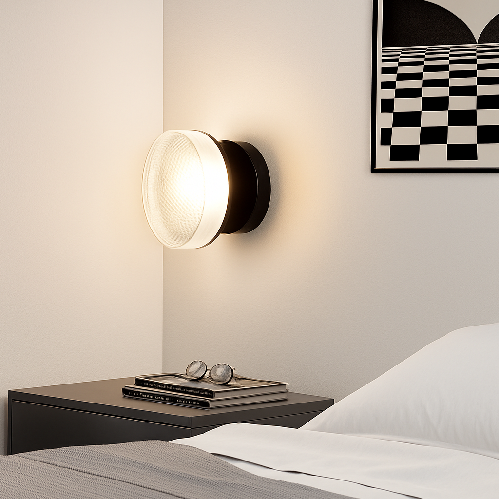applique murale led de luxe moderne luminaire décoratif rond doré