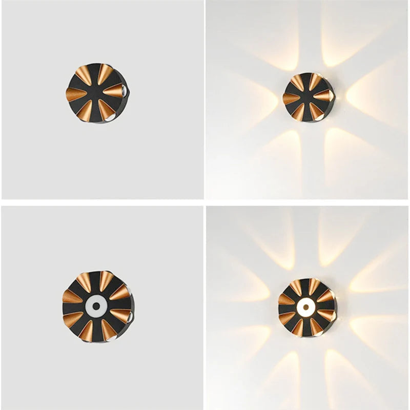 applique murale led design décoratif pour intérieur ou extérieur