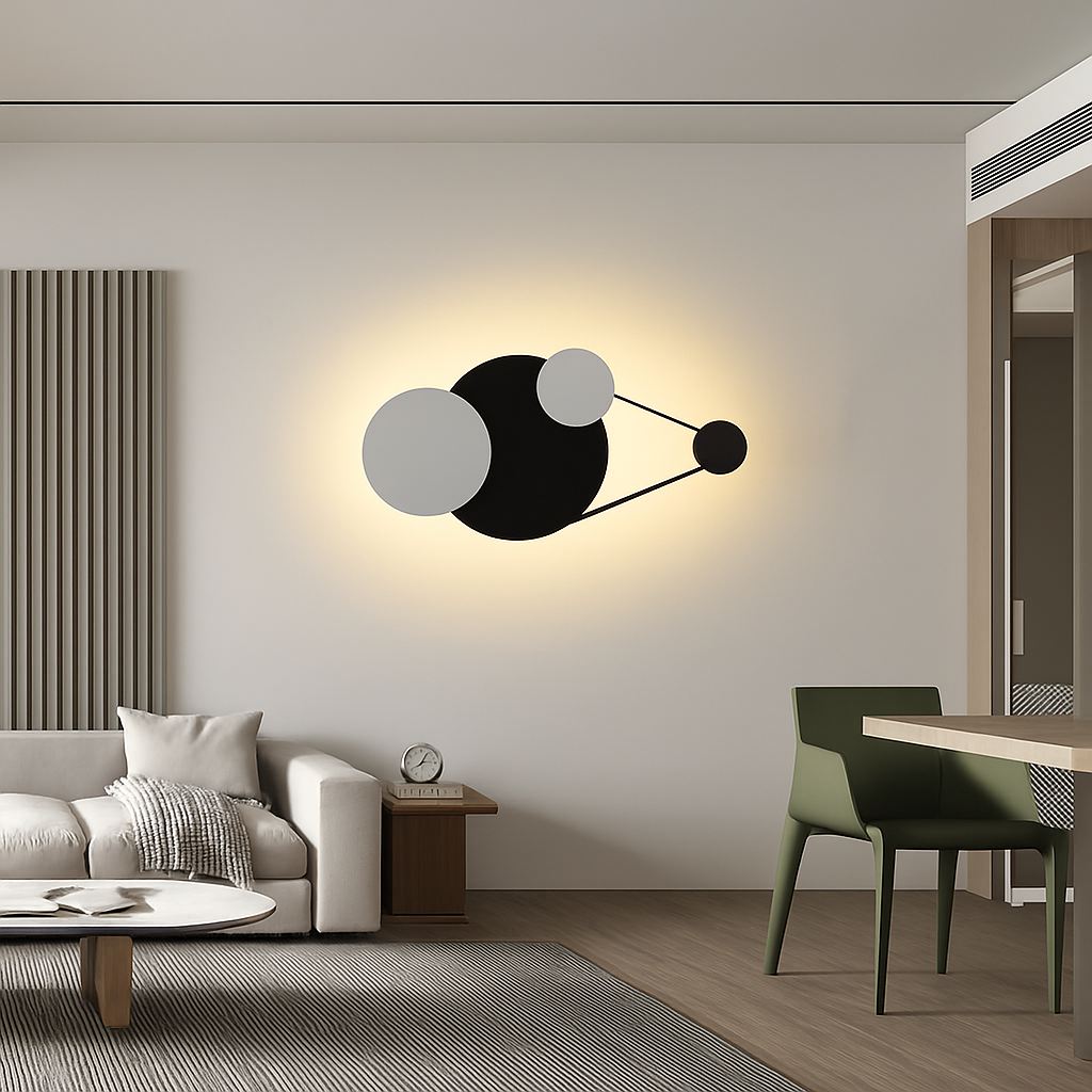 applique murale led design en métal pour décoration moderne