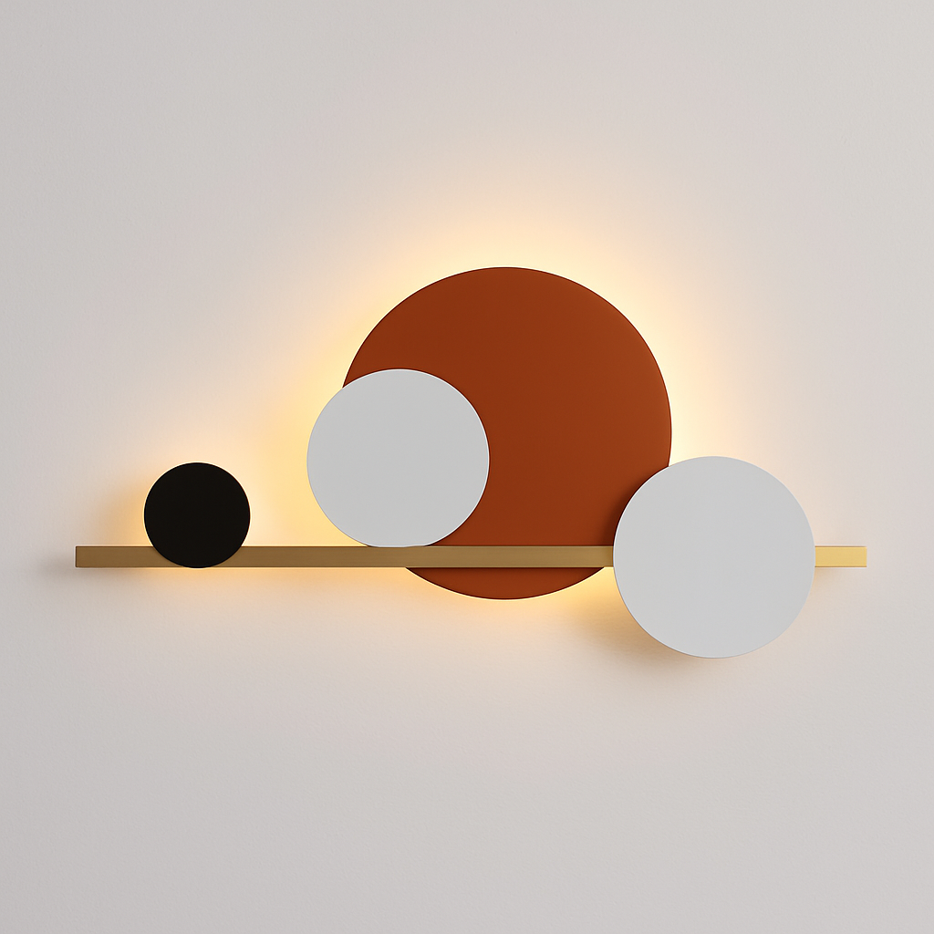 applique murale led design en métal pour décoration moderne