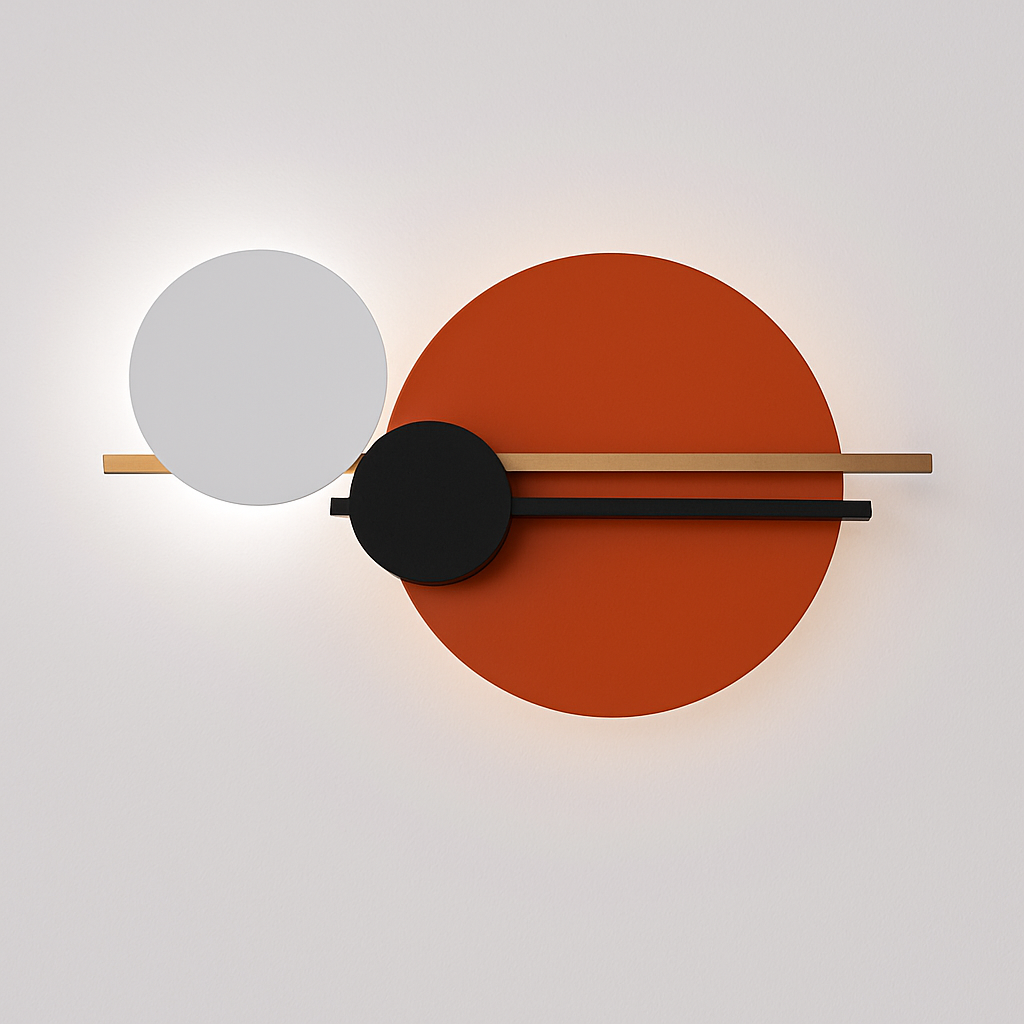applique murale led design en métal pour décoration moderne