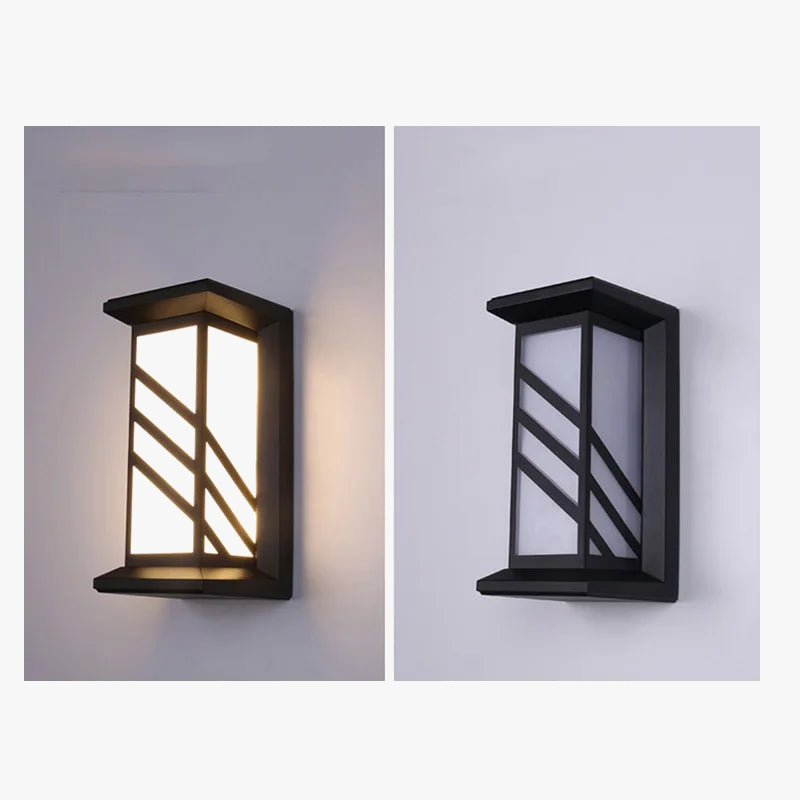 applique murale led design européen pour jardin extérieur éclairage moderne