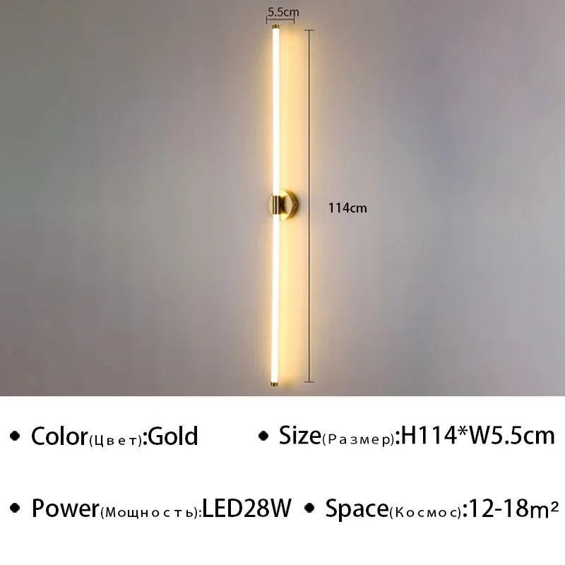 applique murale led design moderne pour intérieur élégant et contemporain