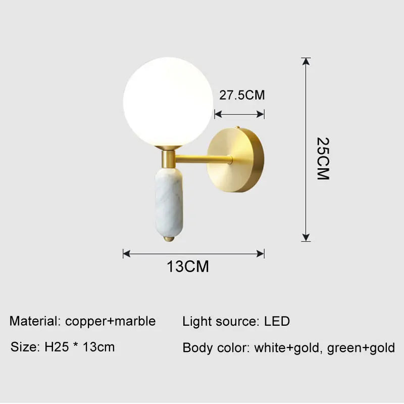 applique murale led design nordique moderne pour hôtel et maison