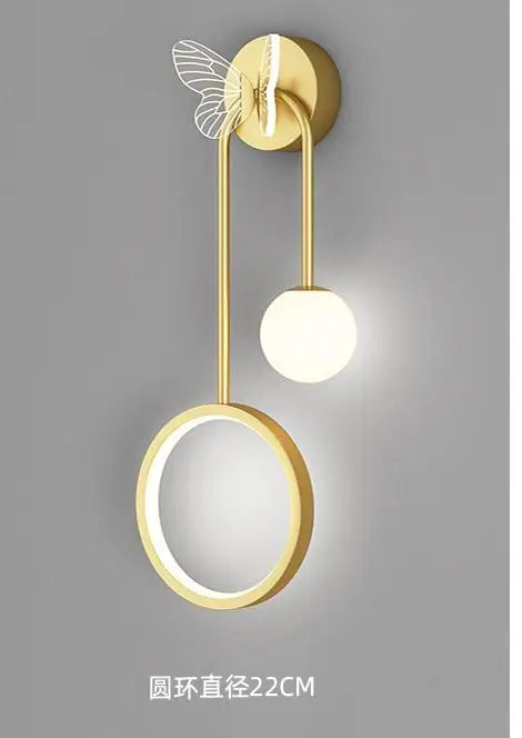 applique murale à led design nordique pour éclairage créatif intérieur
