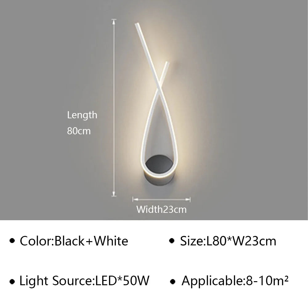 applique murale led design pour décoration intérieure moderne