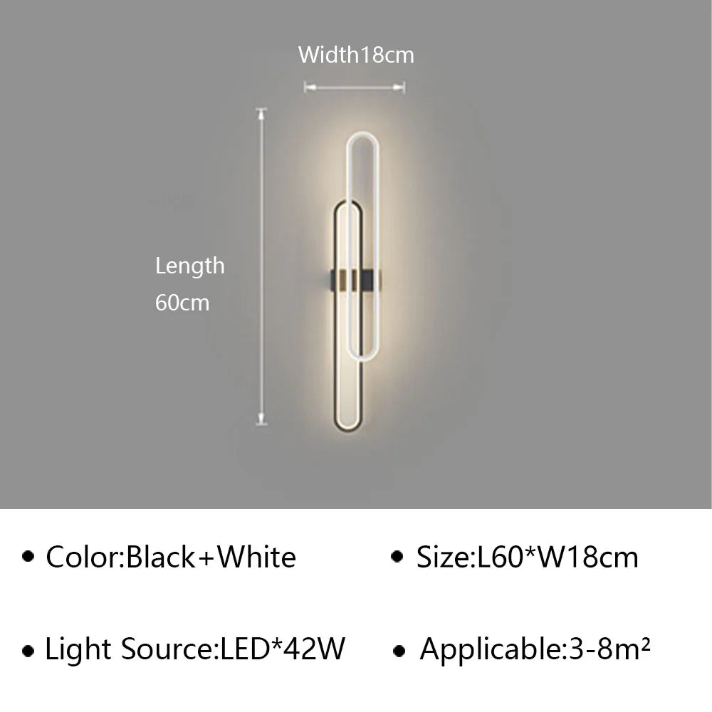 applique murale led design pour décoration intérieure moderne