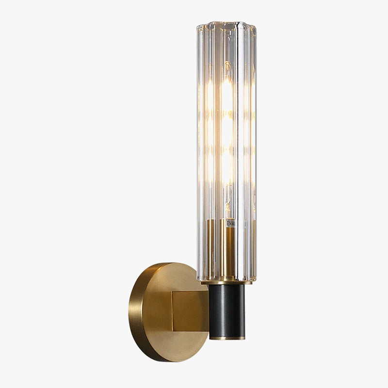 applique murale led design rétro en laiton pour un éclairage moderne