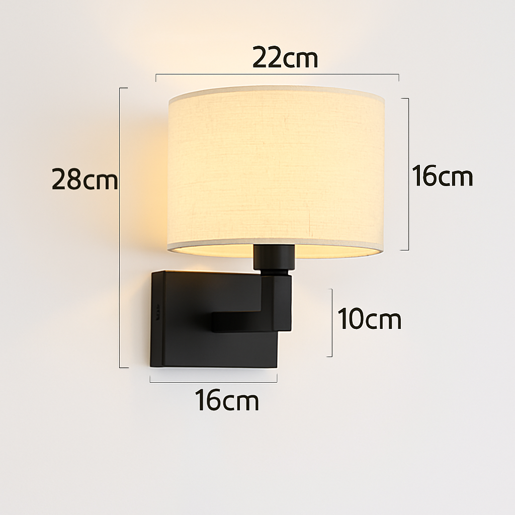 Applique murale LED E27 moderne