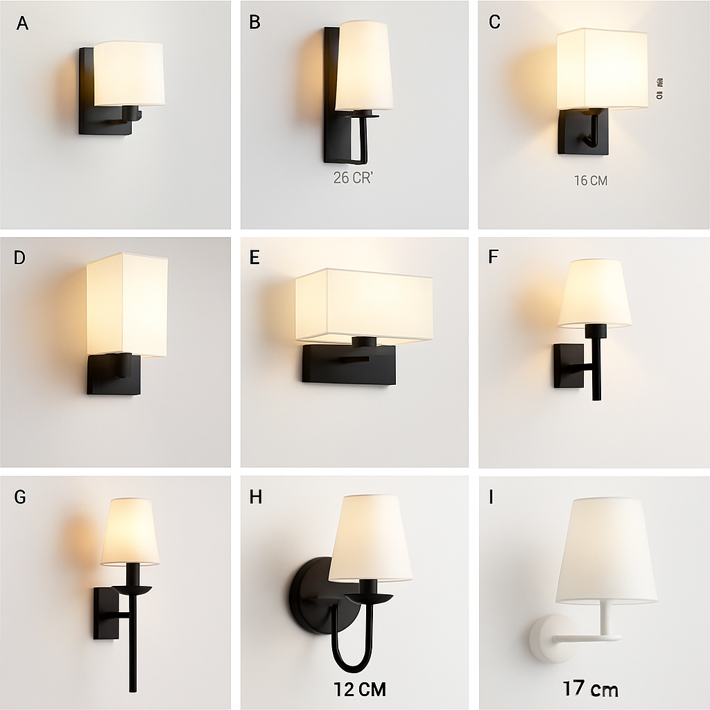 Applique murale LED E27 moderne