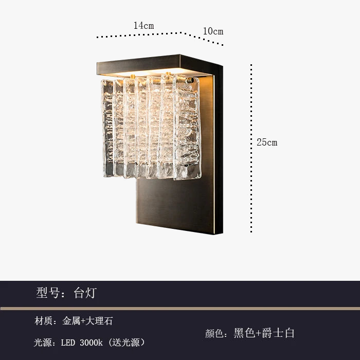 applique murale led en acier inoxydable design moderne pour intérieur