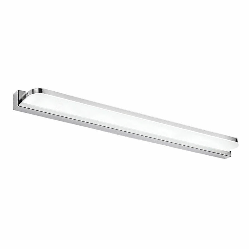 applique murale led en acier inoxydable pour salle de bain