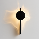 applique murale led en acier inoxydable style science-fiction