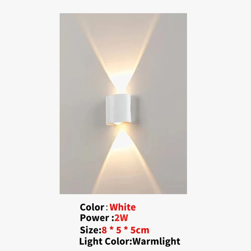 Applique murale LED en aluminium