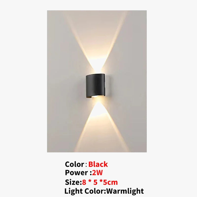 Applique murale LED en aluminium