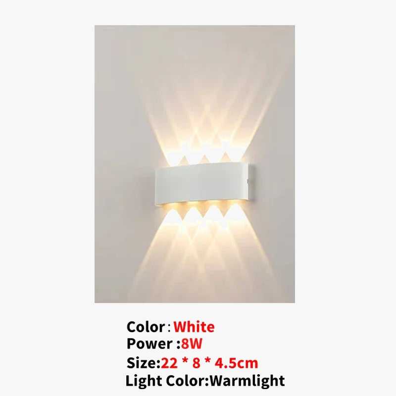 Applique murale LED en aluminium