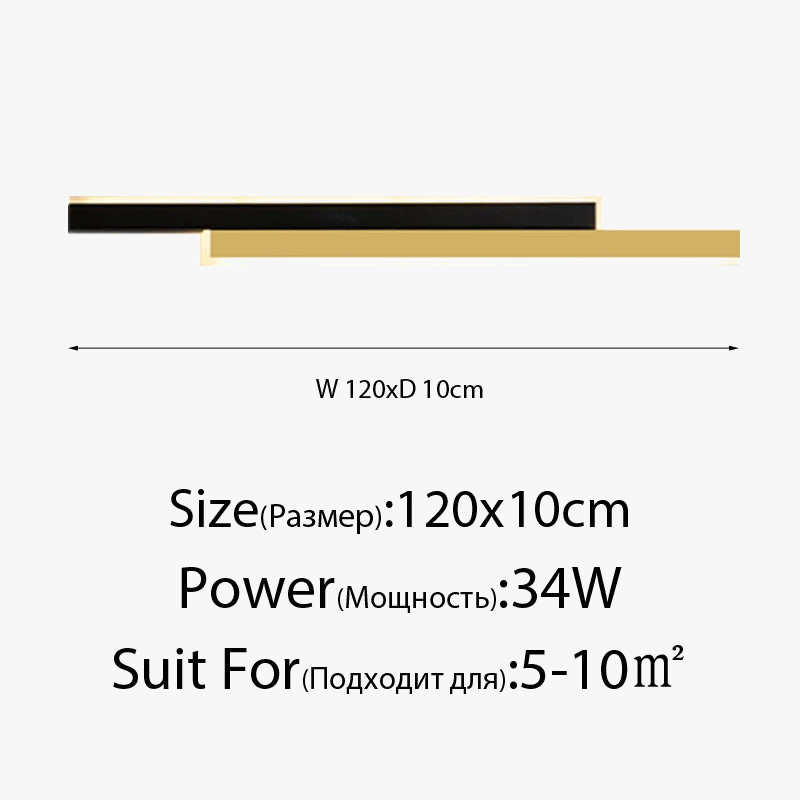 applique murale à led en aluminium pour décoration intérieure moderne