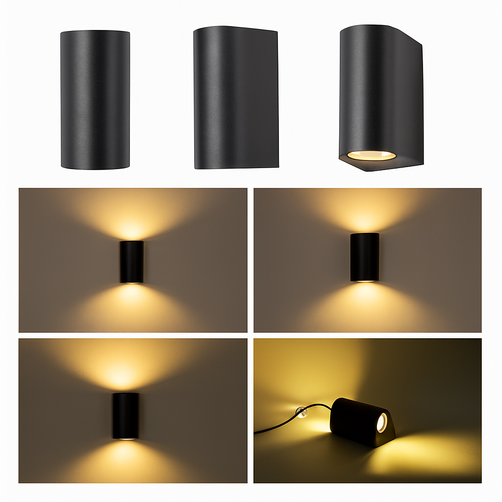 applique murale led en aluminium étanche pour extérieur et intérieur