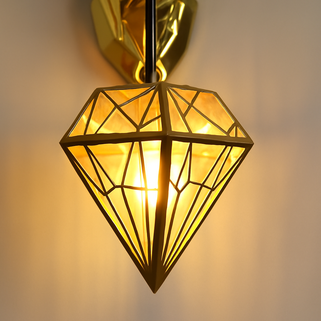 applique murale led en bois de résine moderne décorative