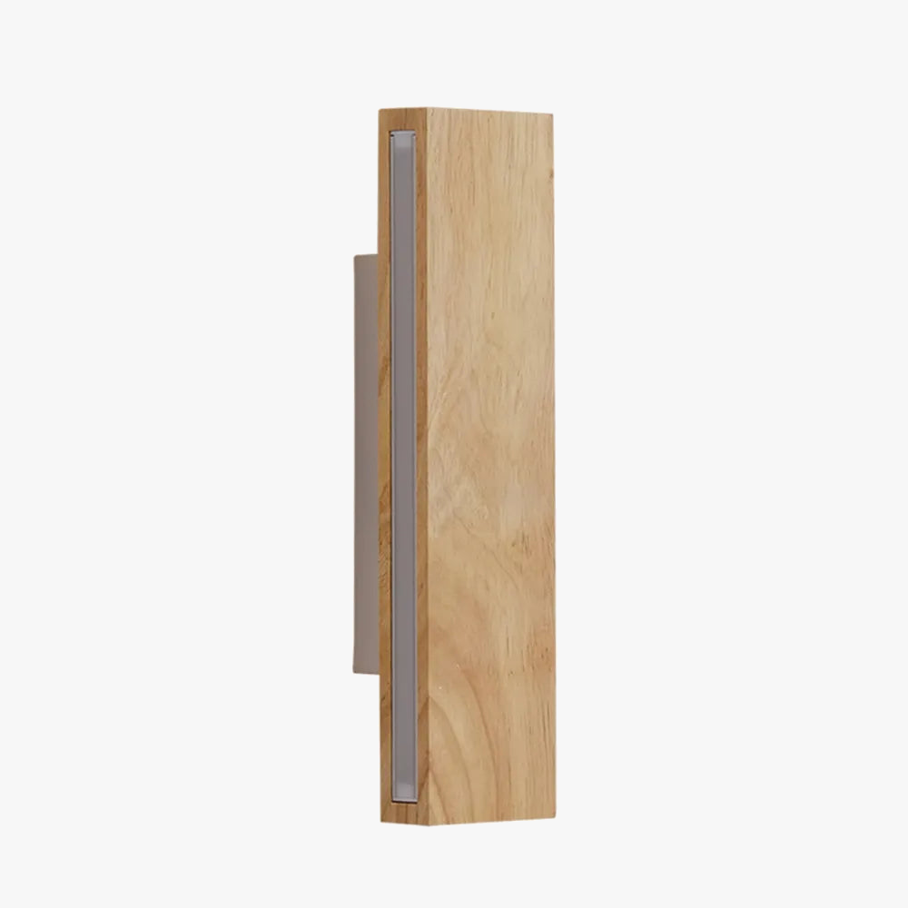 applique murale led en bois design moderne pour intérieur