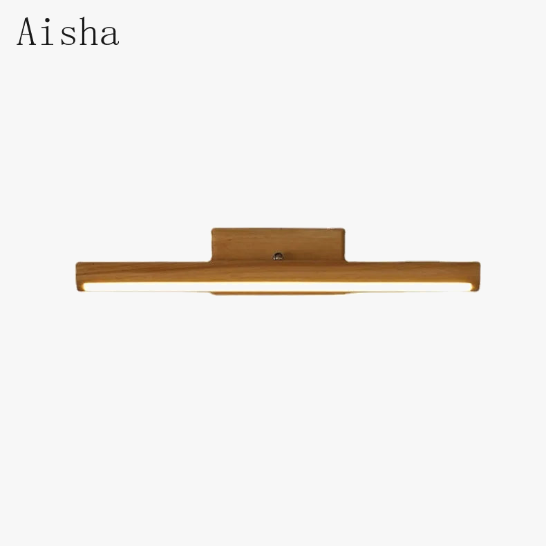 applique murale led en bois design nordique créatif pour intérieur