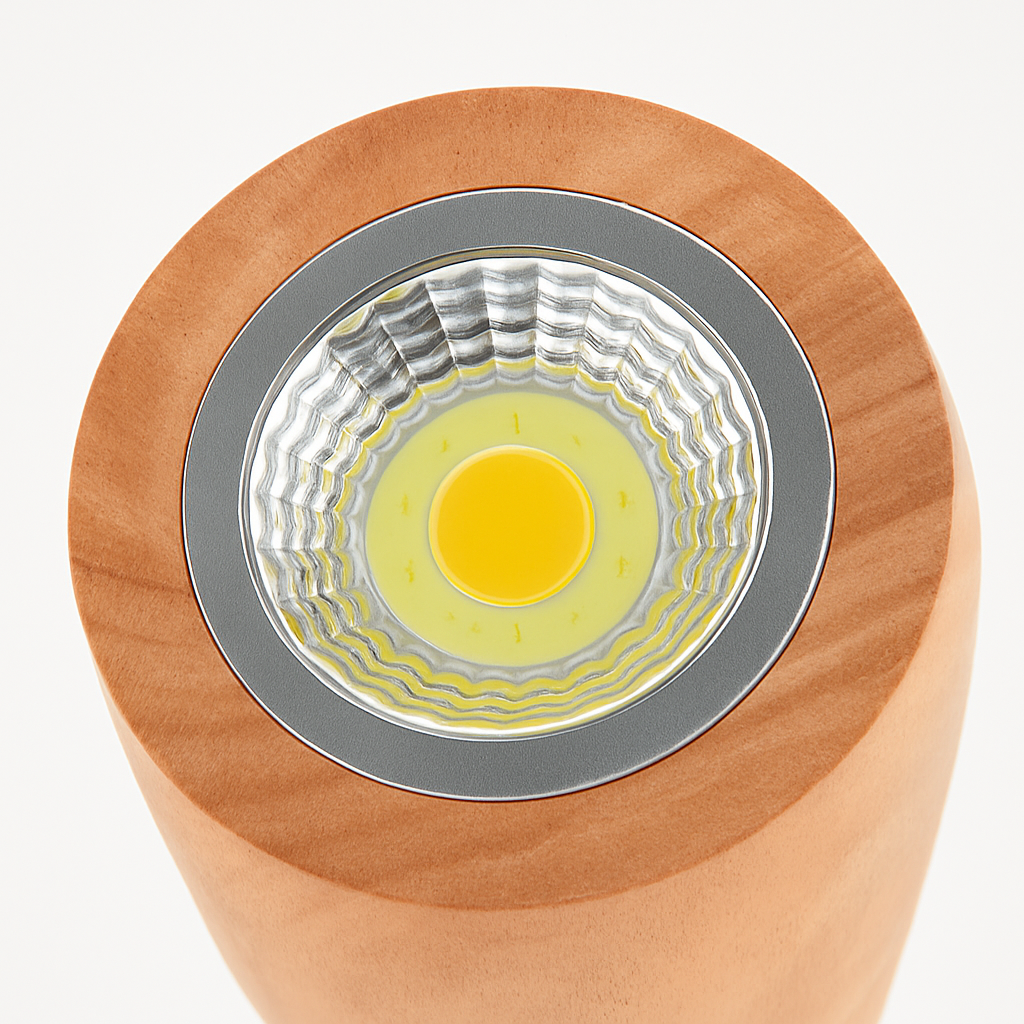 Applique murale LED en bois massif de Style nordique