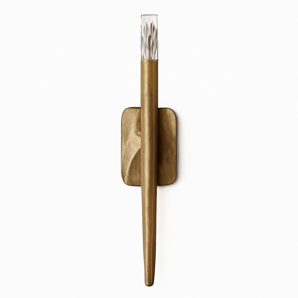 applique murale led en bronze antique design élégant pour intérieur moderne