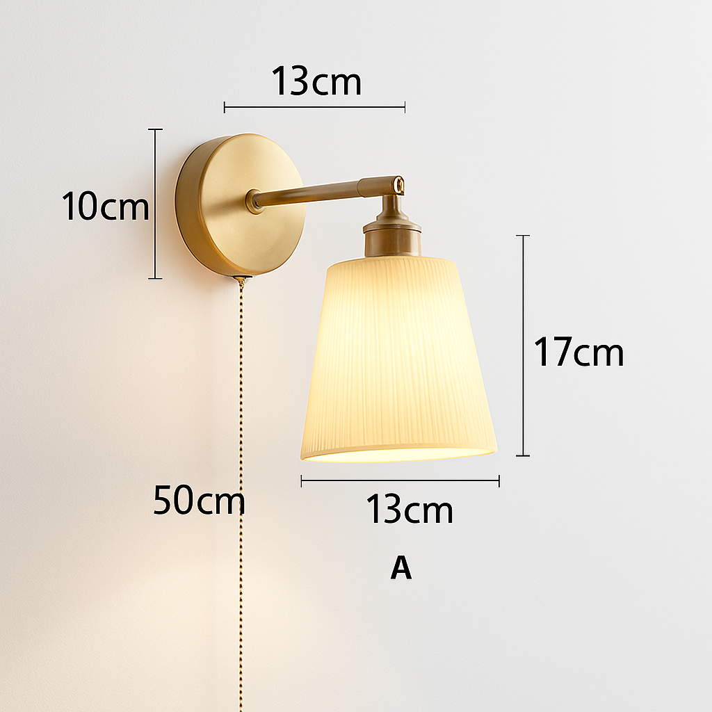 Applique murale LED en céramique
