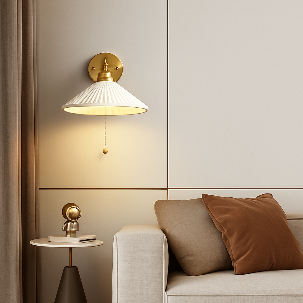 Applique murale LED en céramique