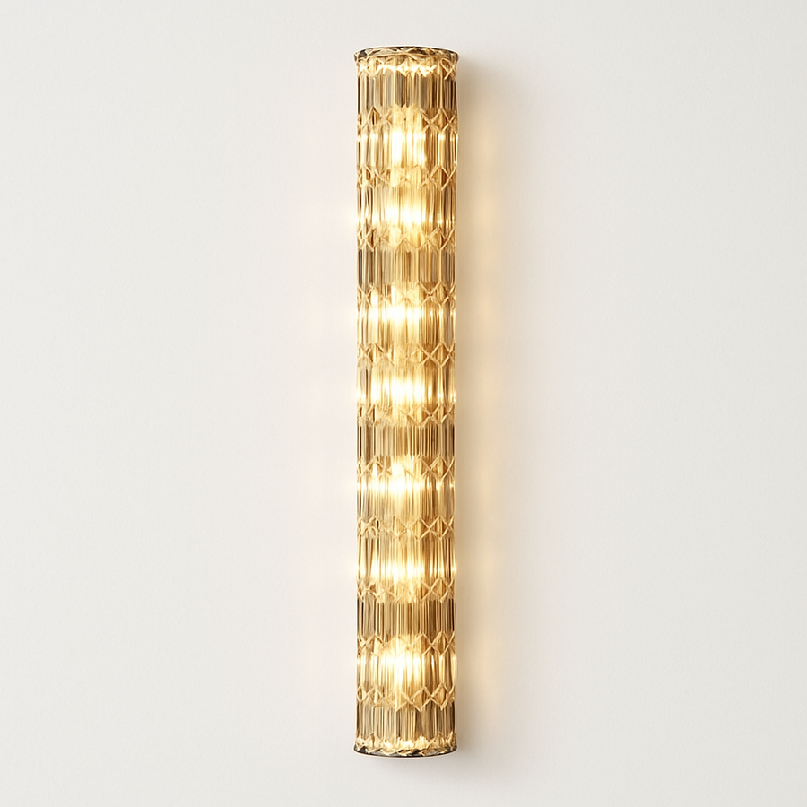 applique murale led en cristal design nordique pour intérieur moderne