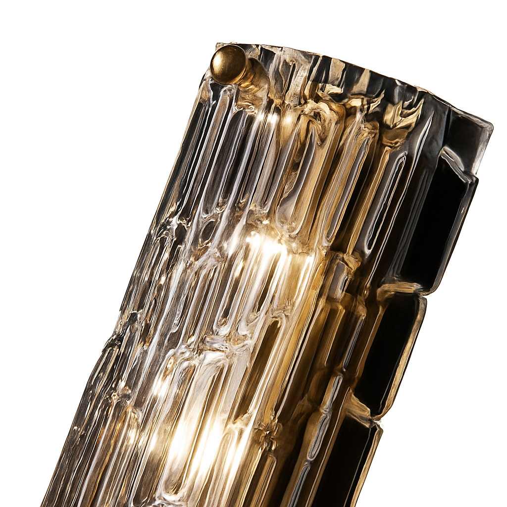 applique murale led en cristal design nordique pour intérieur moderne