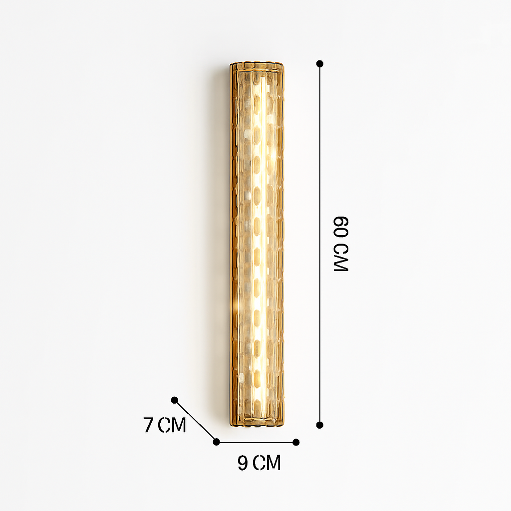 applique murale led en cristal design nordique pour intérieur moderne