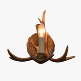 applique murale led en forme de bois de cerf en résine décorative