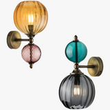 Applique murale LED en forme de bulle de verre