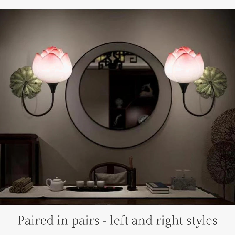 Applique murale Led en forme de Lotus