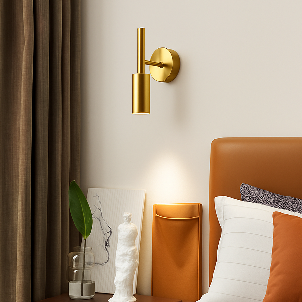 Applique murale LED en laiton