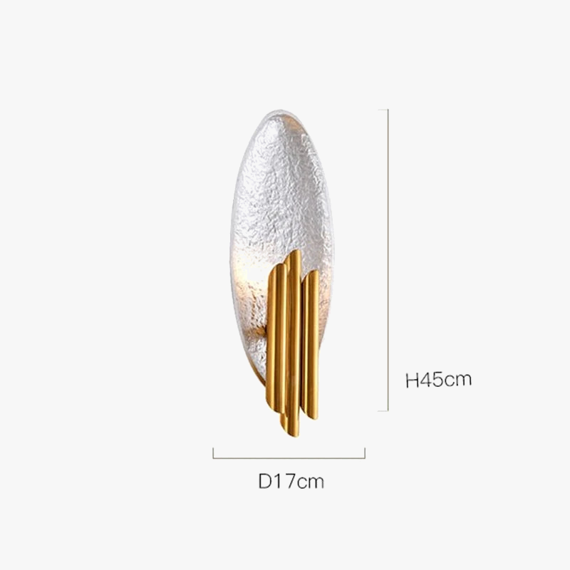 applique murale led en métal pour hôtel et allée