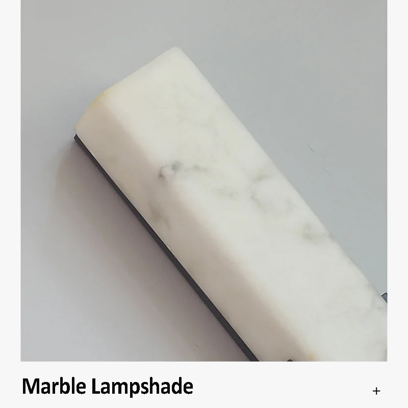 applique murale led en marbre décoratif de luxe nordique