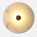 Applique murale LED en marbre naturel