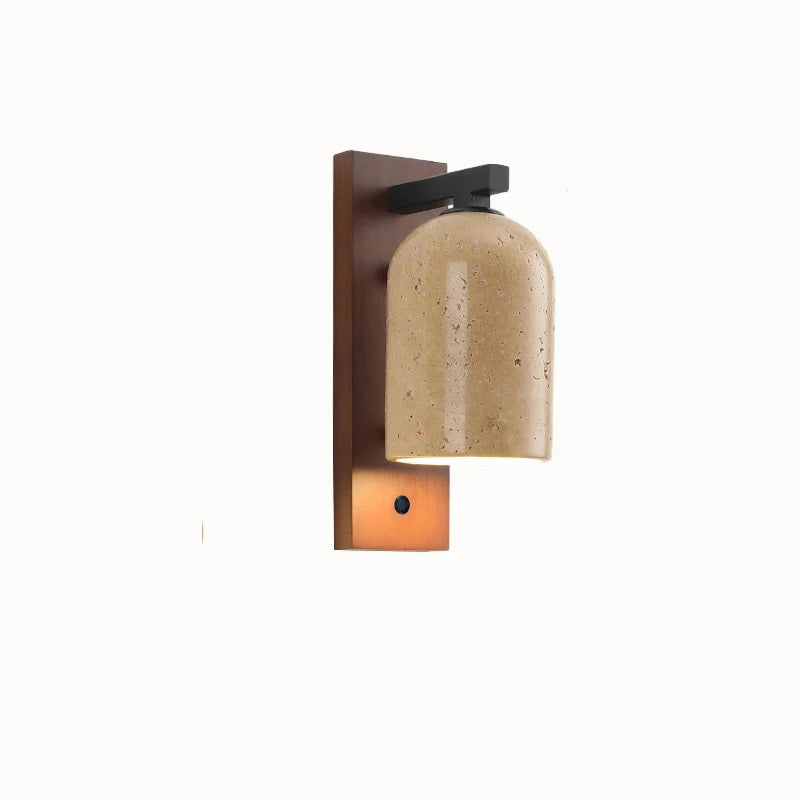 applique murale led en pierre naturelle avec interrupteur et livraison directe