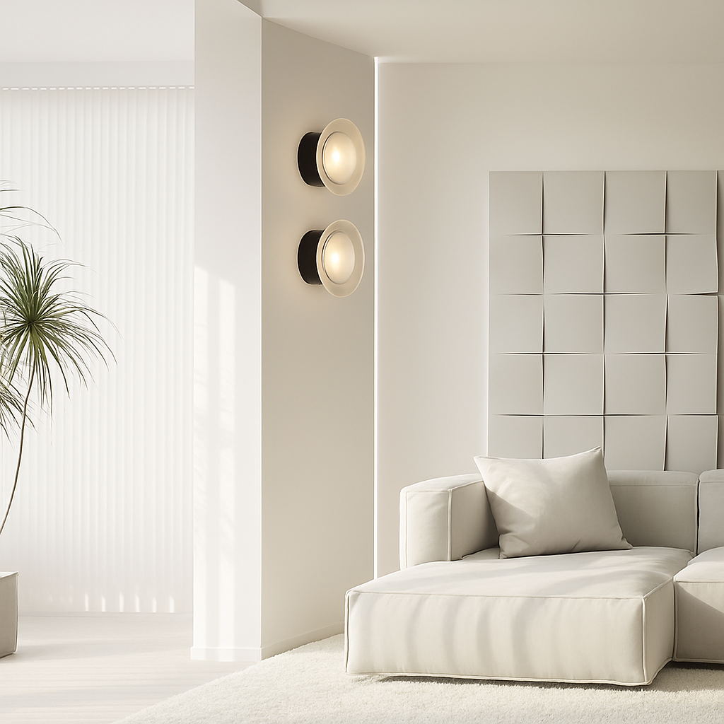 Applique murale LED en verre créative de styliste espagnol