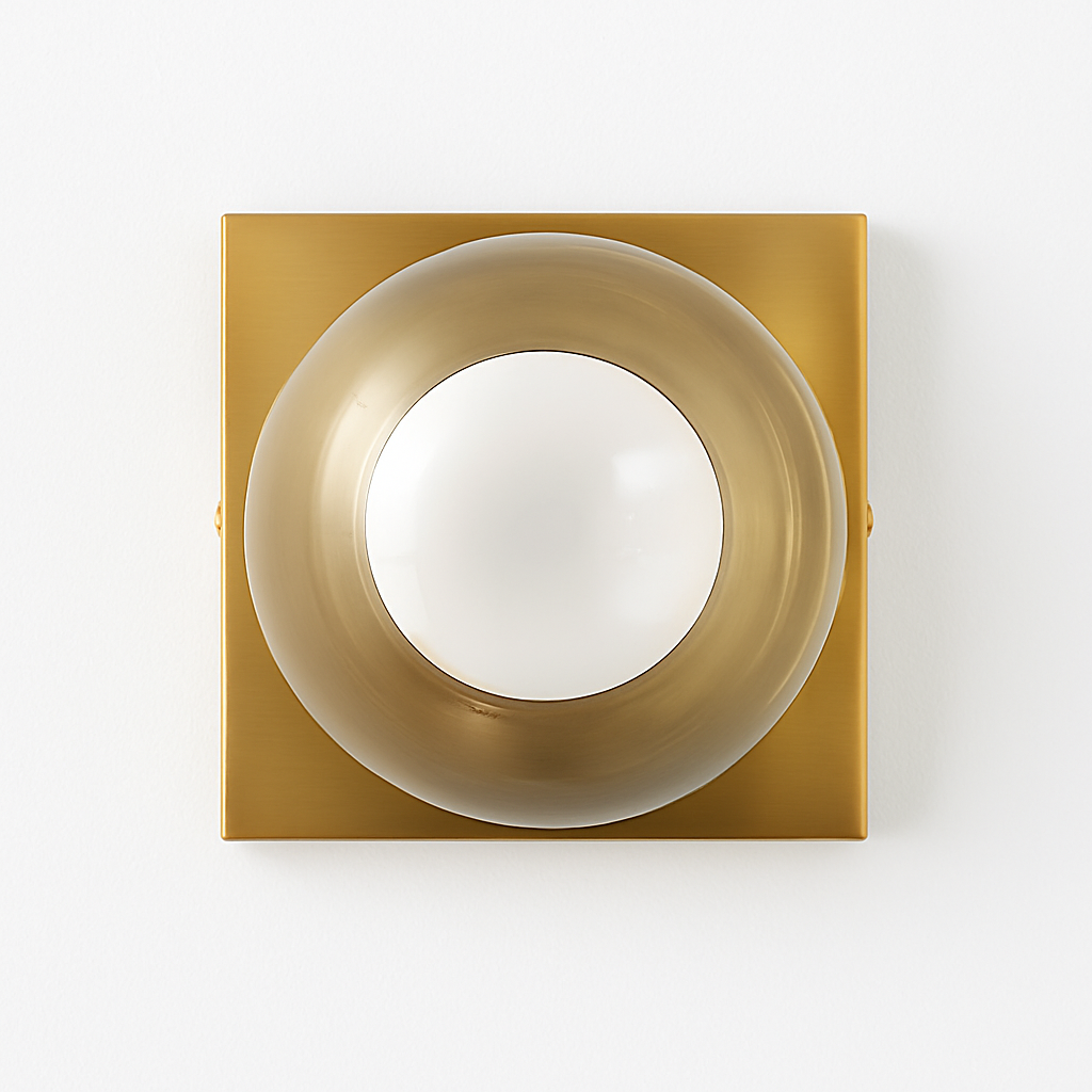 applique murale led en verre design moderne pour intérieur