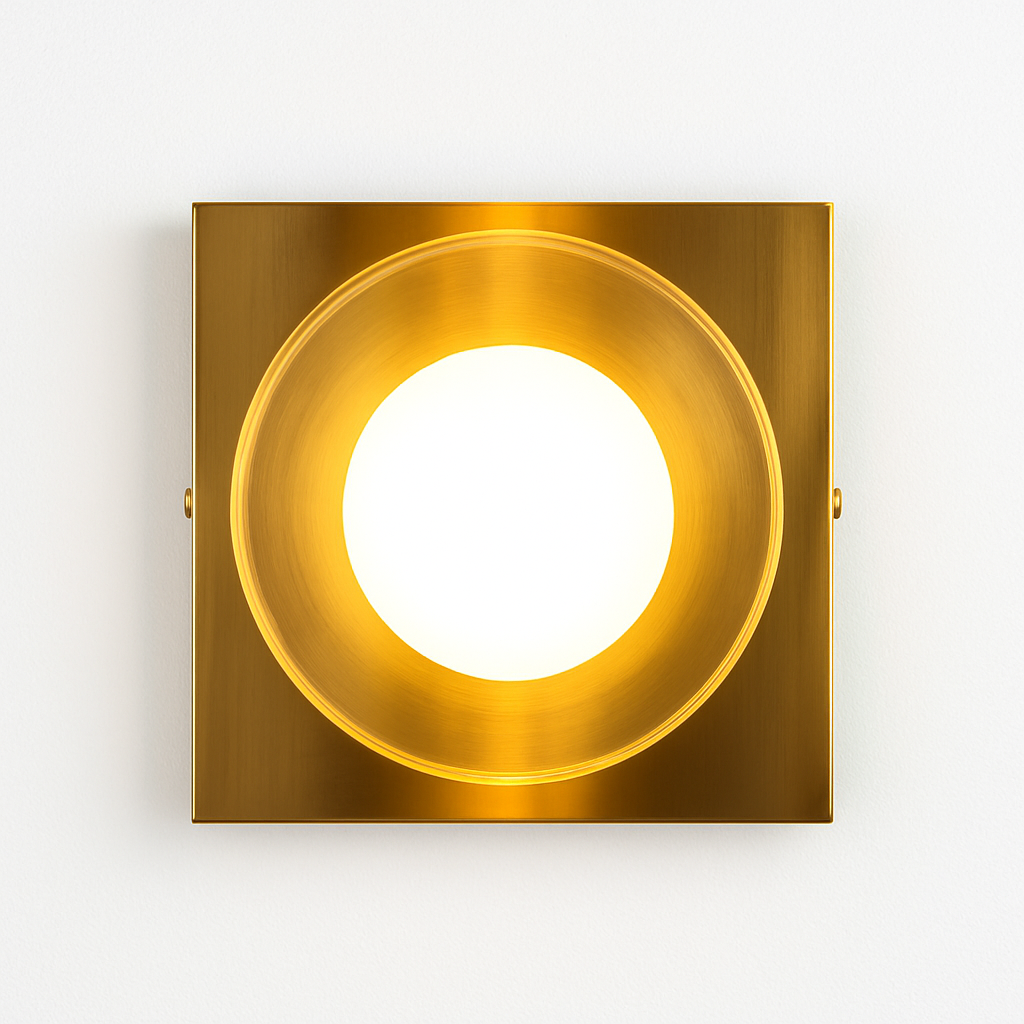 applique murale led en verre design moderne pour intérieur