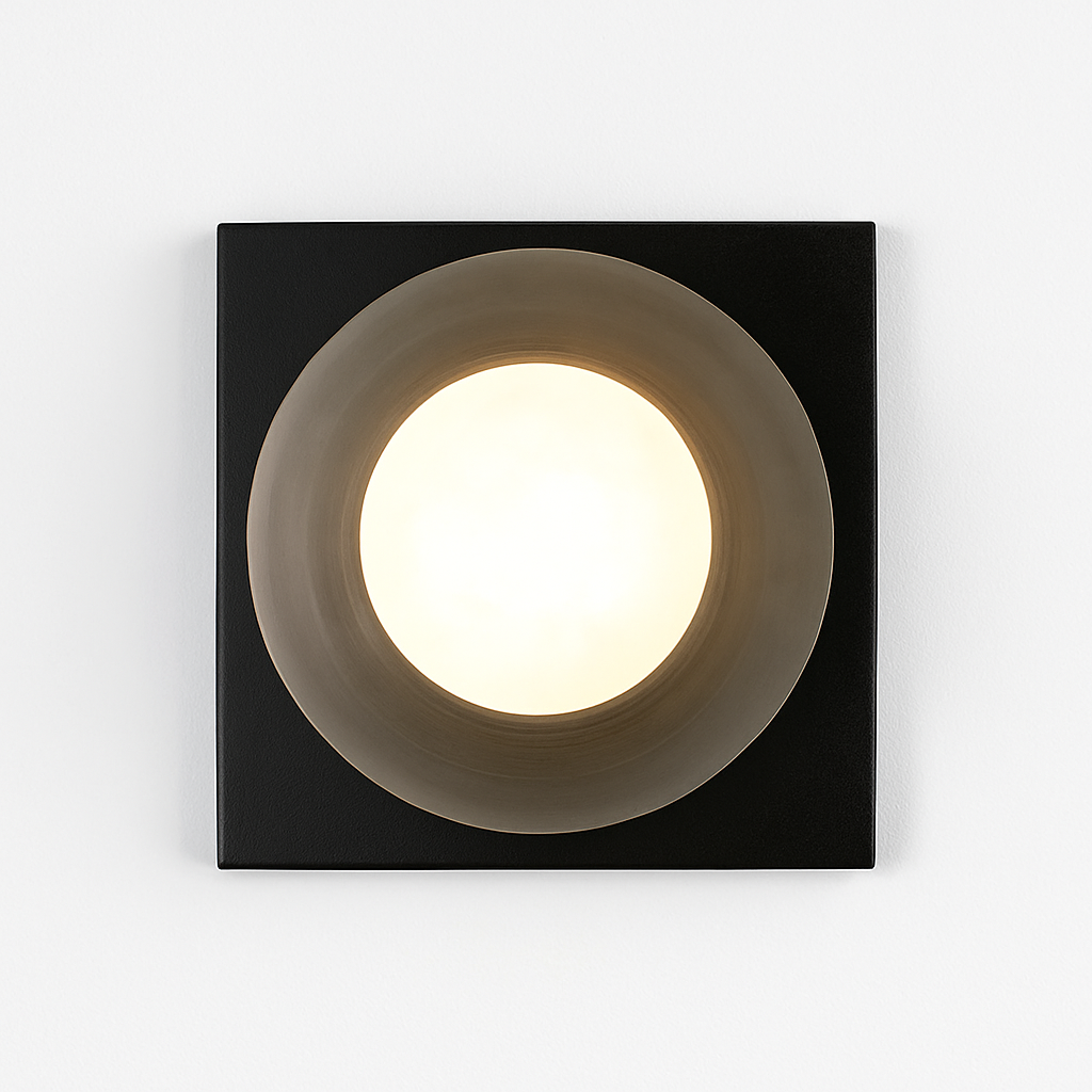 applique murale led en verre design moderne pour intérieur