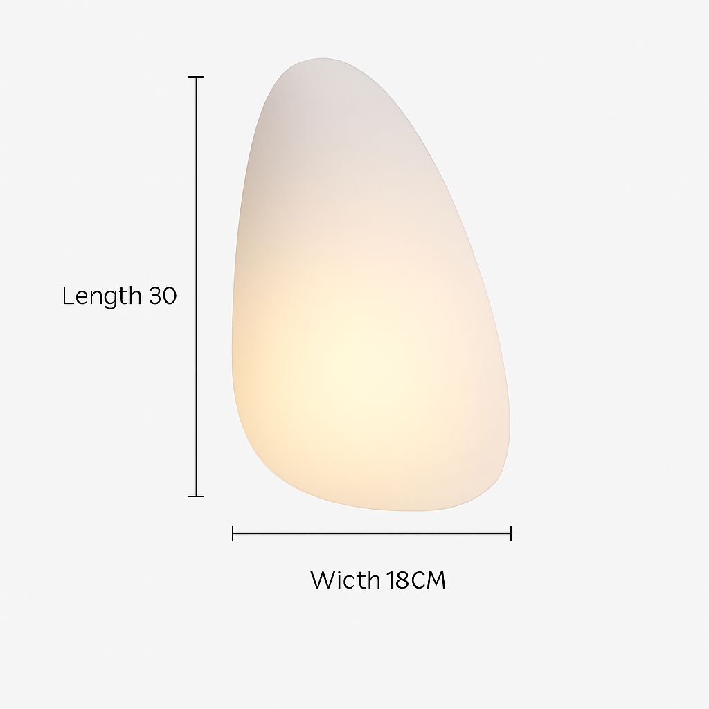 Applique murale led en verre design nordique luminaire décoratif