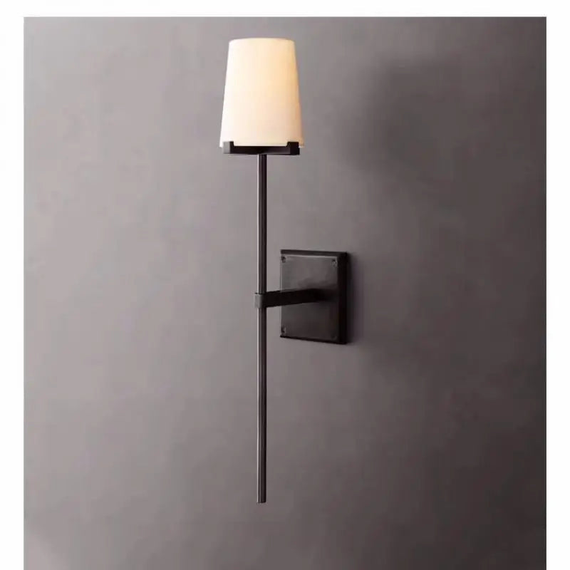 applique murale led en verre pour éclairage intérieur moderne