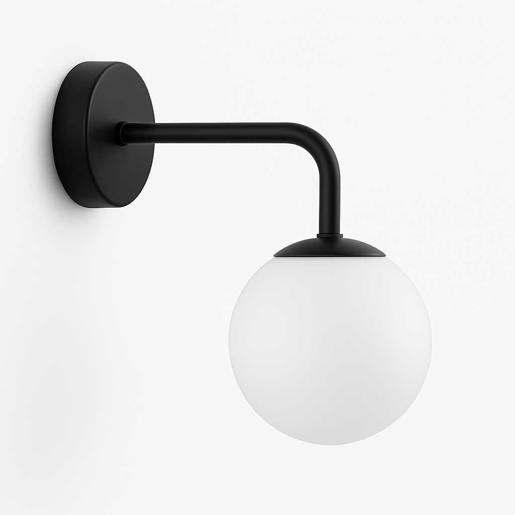 Applique murale LED en verre Simple et moderne