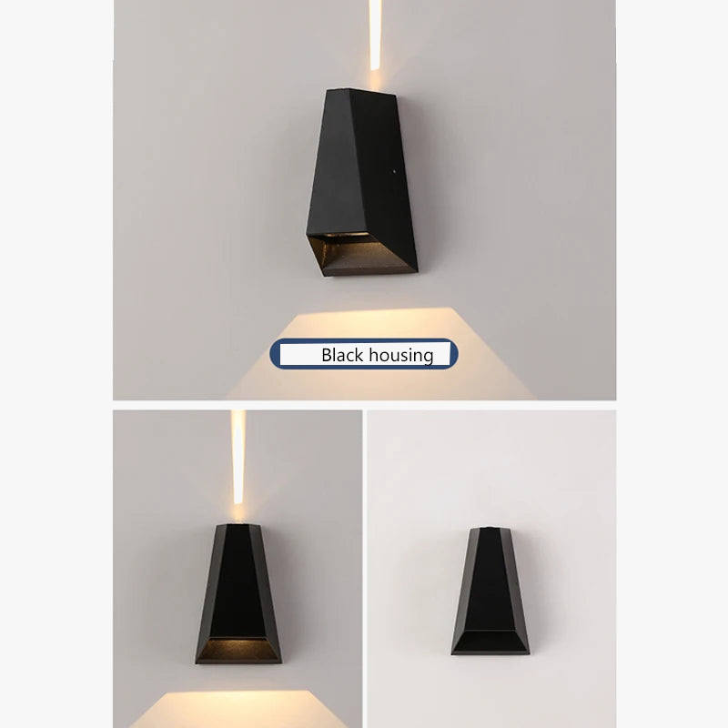 applique murale led extérieure design étanche éclairage moderne